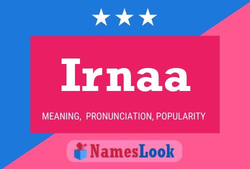 ملصق اسم Irnaa