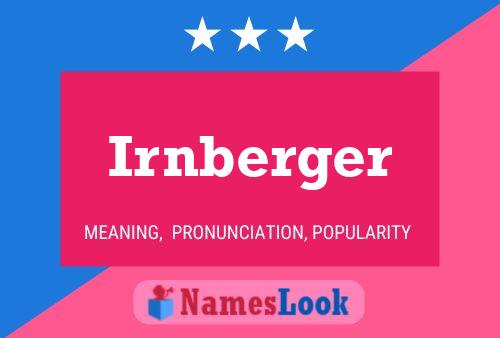 ملصق اسم Irnberger