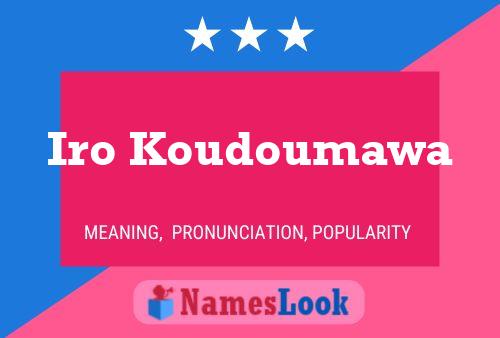 ملصق اسم Iro Koudoumawa