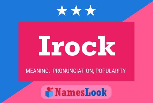 ملصق اسم Irock