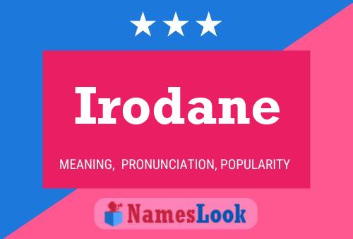 ملصق اسم Irodane