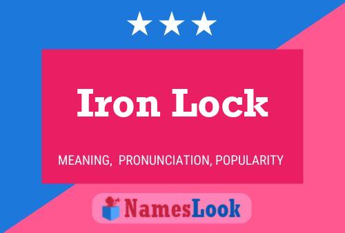 ملصق اسم Iron Lock