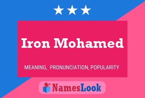 ملصق اسم Iron Mohamed