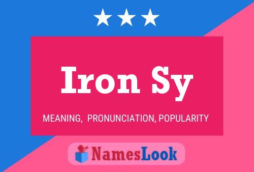 ملصق اسم Iron Sy