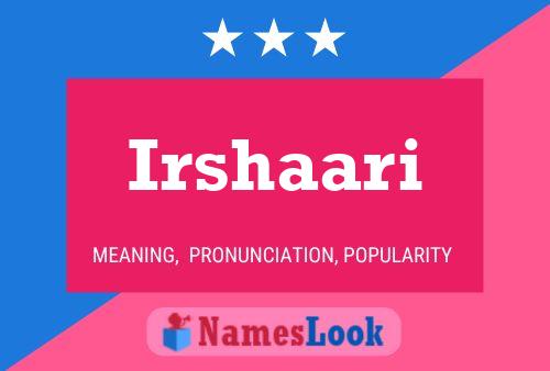 ملصق اسم Irshaari