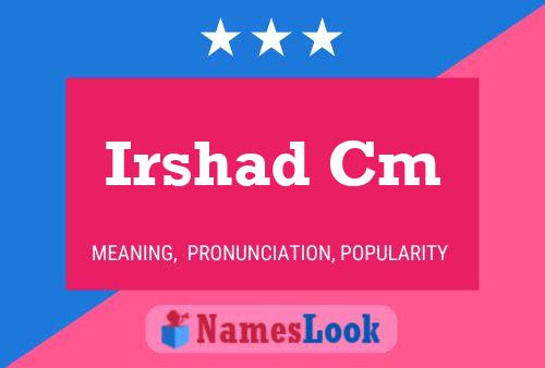 ملصق اسم Irshad Cm