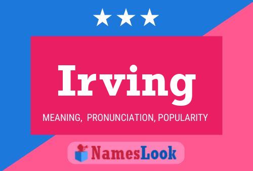 ملصق اسم Irving