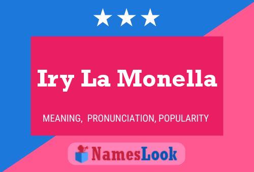 ملصق اسم Iry La Monella