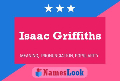 ملصق اسم Isaac Griffiths