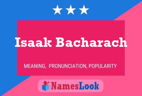 ملصق اسم Isaak Bacharach