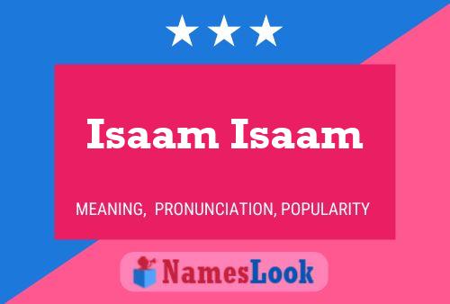 ملصق اسم Isaam Isaam