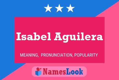 ملصق اسم Isabel Aguilera