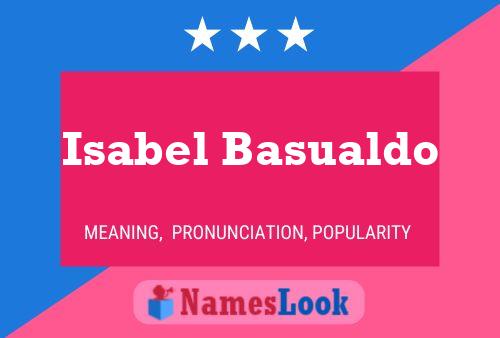 ملصق اسم Isabel Basualdo