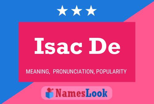 ملصق اسم Isac De