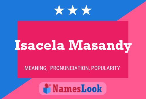 ملصق اسم Isacela Masandy