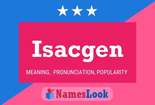 ملصق اسم Isacgen