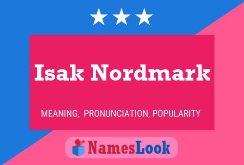 ملصق اسم Isak Nordmark