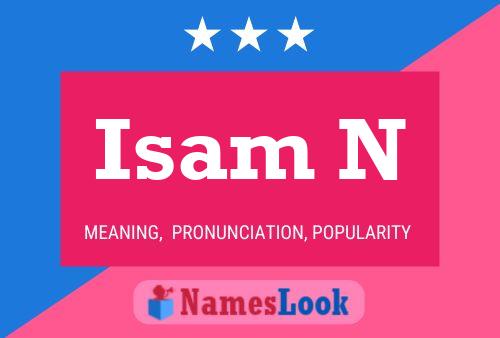 ملصق اسم Isam N