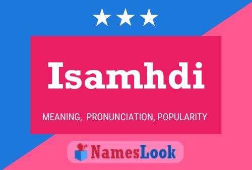 ملصق اسم Isamhdi