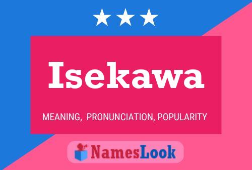 ملصق اسم Isekawa