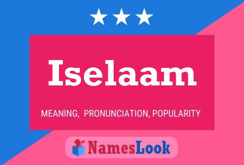 ملصق اسم Iselaam