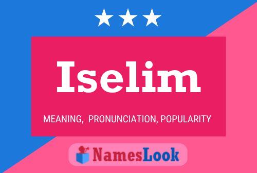 ملصق اسم Iselim