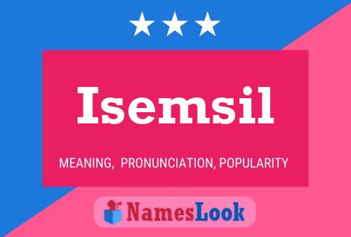 ملصق اسم Isemsil