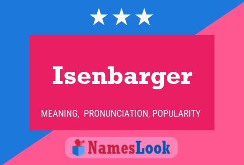 ملصق اسم Isenbarger