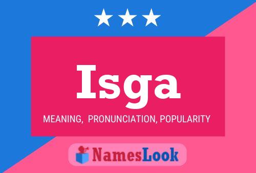 ملصق اسم Isga