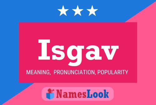 ملصق اسم Isgav