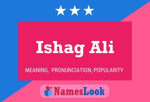 ملصق اسم Ishag Ali