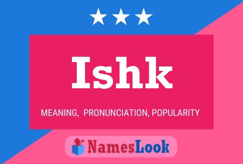 ملصق اسم Ishk