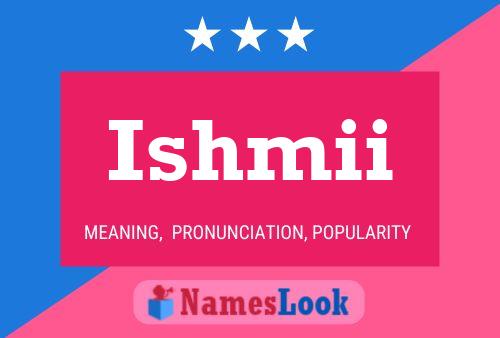 ملصق اسم Ishmii