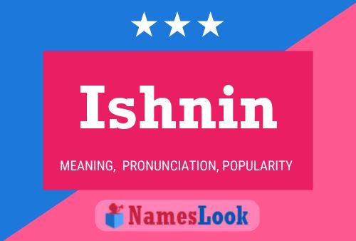 ملصق اسم Ishnin