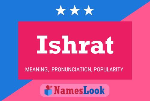 ملصق اسم Ishrat