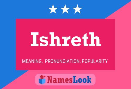 ملصق اسم Ishreth