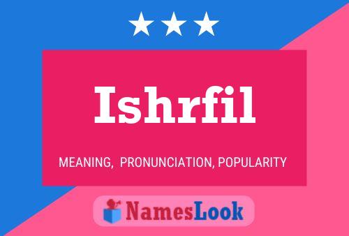 ملصق اسم Ishrfil