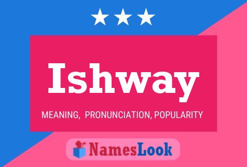 ملصق اسم Ishway