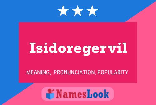 ملصق اسم Isidoregervil