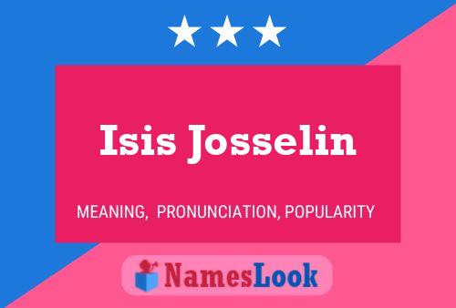 ملصق اسم Isis Josselin