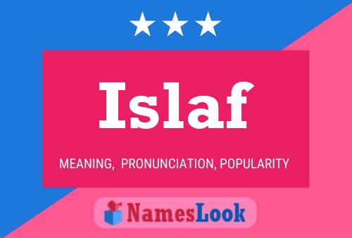 ملصق اسم Islaf