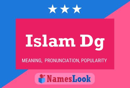 ملصق اسم Islam Dg