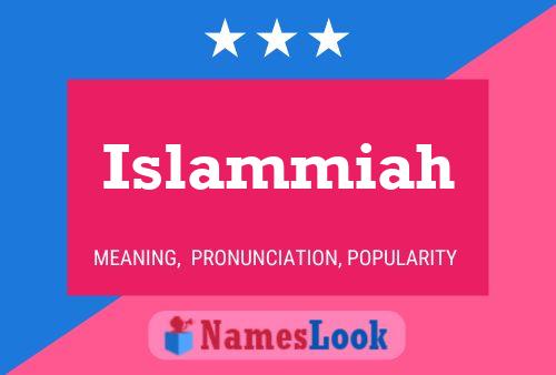 ملصق اسم Islammiah