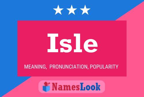 ملصق اسم Isle