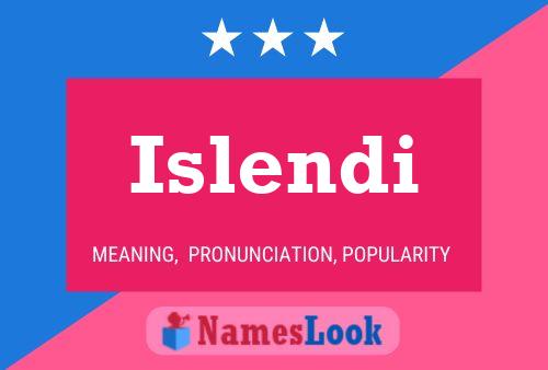 ملصق اسم Islendi