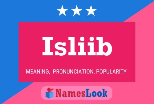 ملصق اسم Isliib