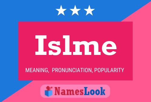 ملصق اسم Islme