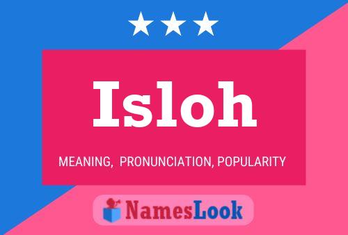 ملصق اسم Isloh