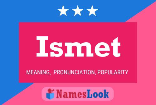 ملصق اسم Ismet