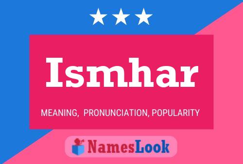 ملصق اسم Ismhar